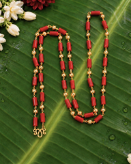 Mother’s Special – Premium Coral Tube Pattern Mala ❤️