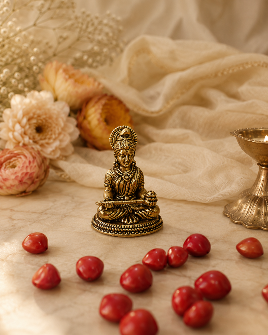 Maa Annapurna Mini Brass Idol