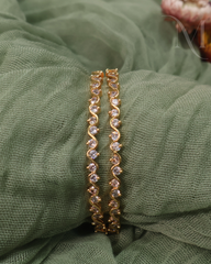 Elina Diamond Replica Bangles