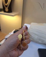 Adjustable Kasu Bangle (Non Idol )