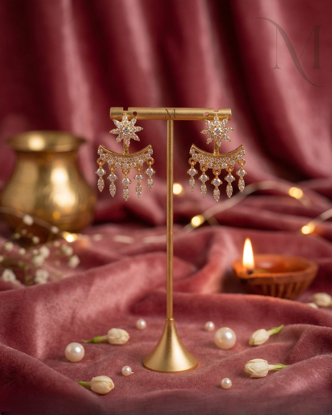 Nakshathra Drops ! Two-in-One Convertible Earrings