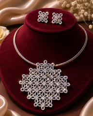 Zivara Diamond Replica Hasli Set