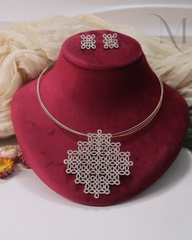 Zivara Diamond Replica Hasli Set