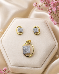 Aami Diamond Replica Pendant Set ✨