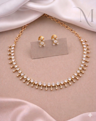 Diamond Replica Necklace – White