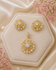 Neera Diamond Replica Pendant Set ✨