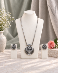 Premium Silver Replica Elephant Haram Set