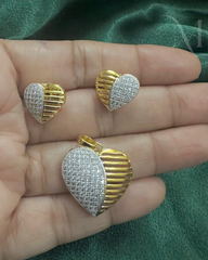 Esha Heart Pendant Set ✨