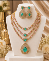 Elaria Victorian Statement Necklace Set
