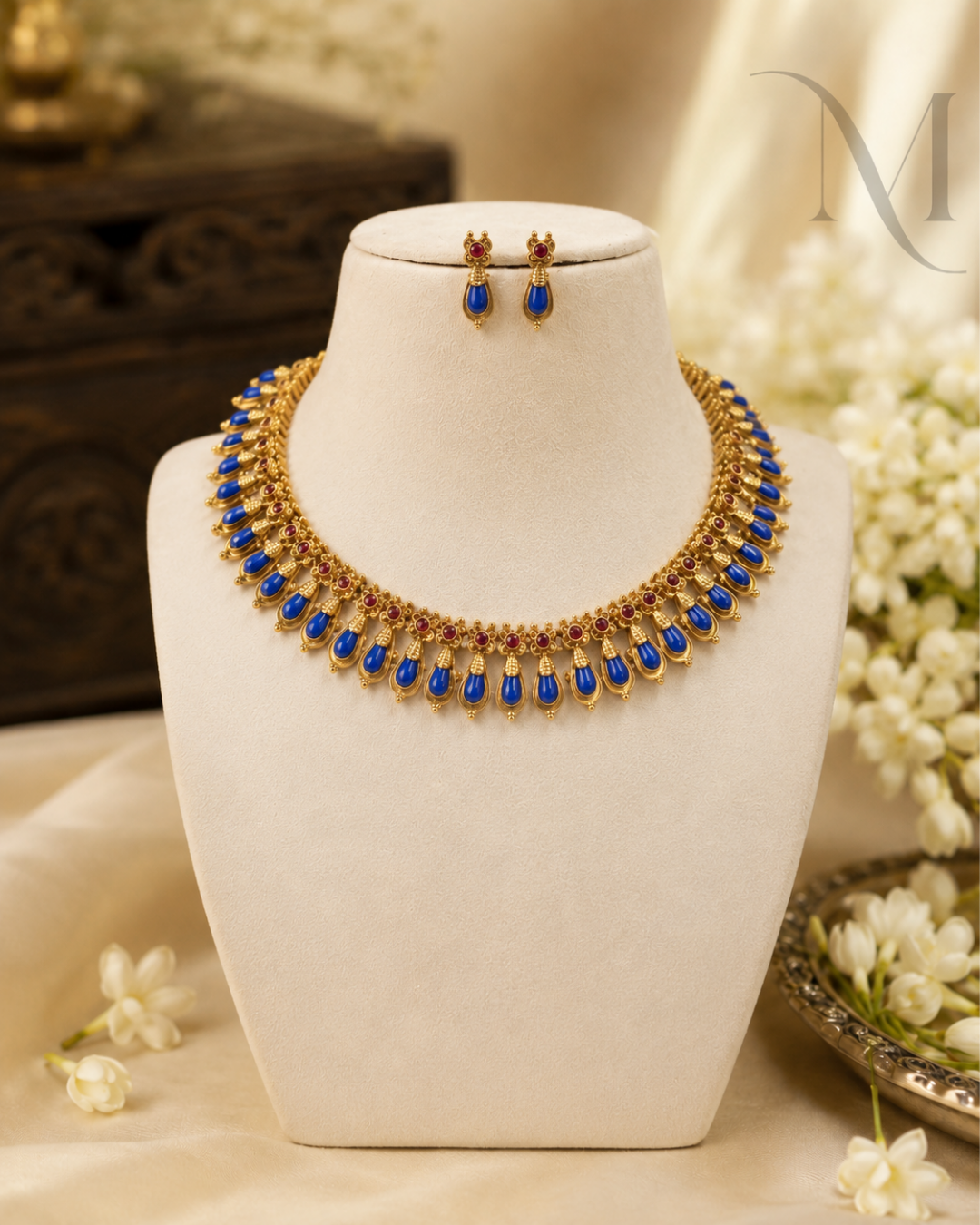 Raga Blue Nagapadam Necklace 💙