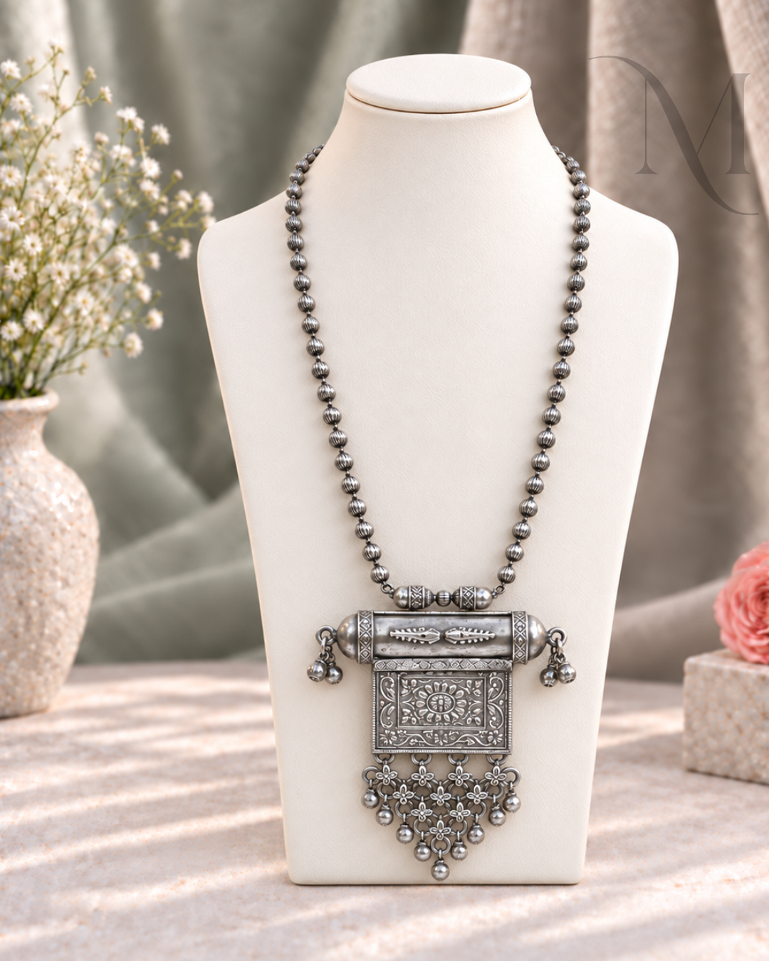 Premium Pure Silver Replica Pendant Haram