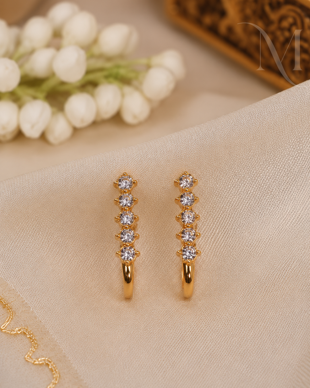 Kala J-Type Diamond Replica Earrings ✨