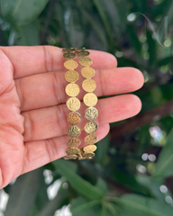 Kanishka Mehandi Coin Bangles