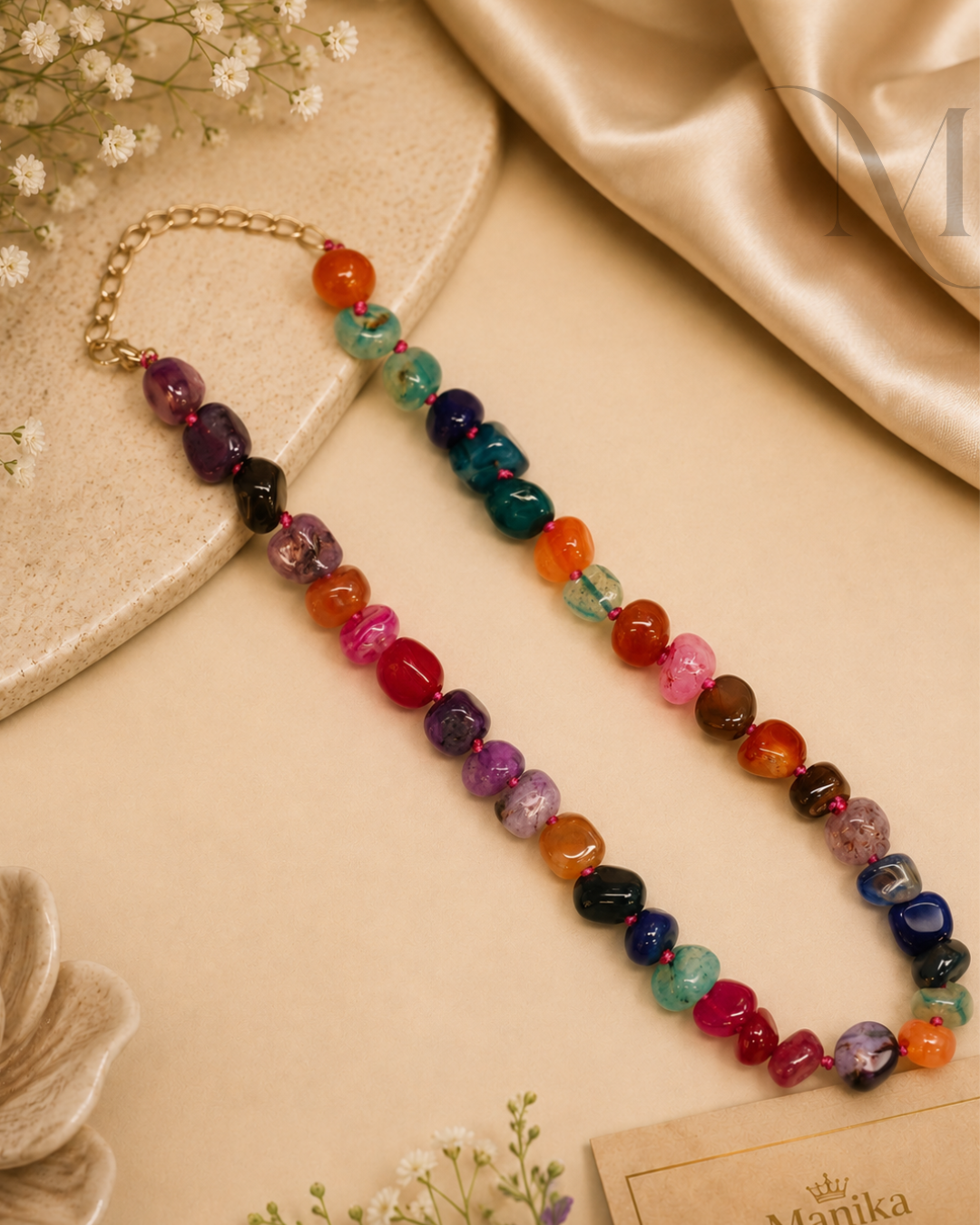 Neelima – Rainbow Mix | 6 Pidi • 18 inch