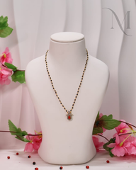 Elegant Coral Stone Mangalsutra