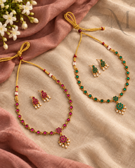 Two-in-One Double-Sided Necklace Set