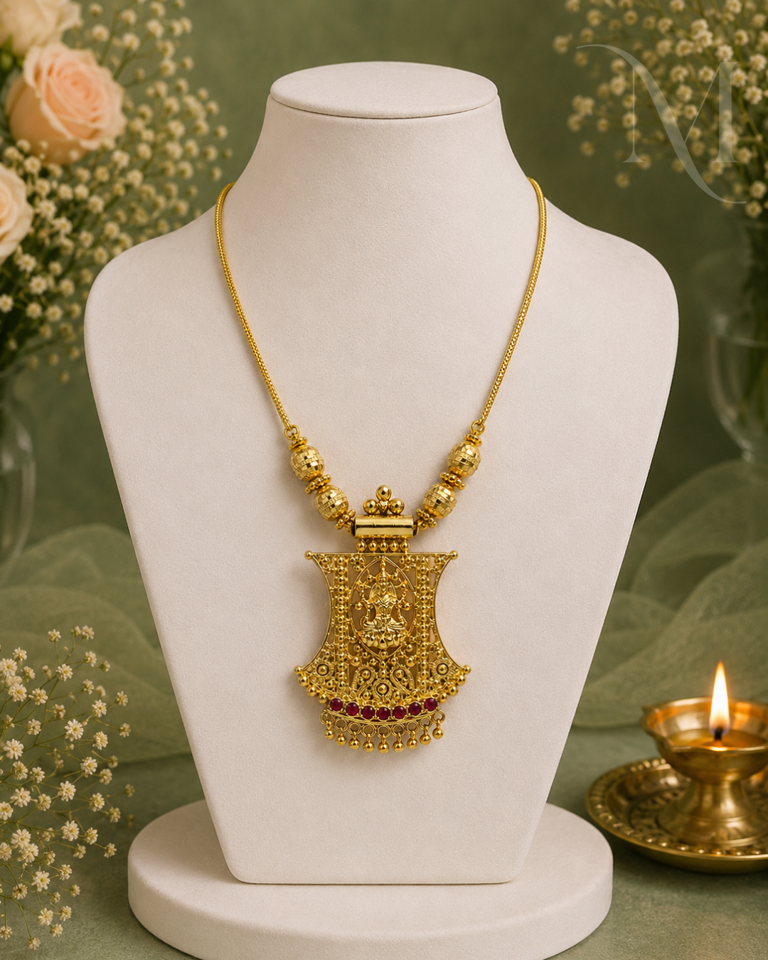 Swarna Lakshmi Pendant Necklace