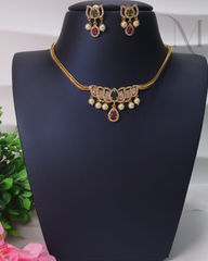 Padmashree Lotus Necklace Set