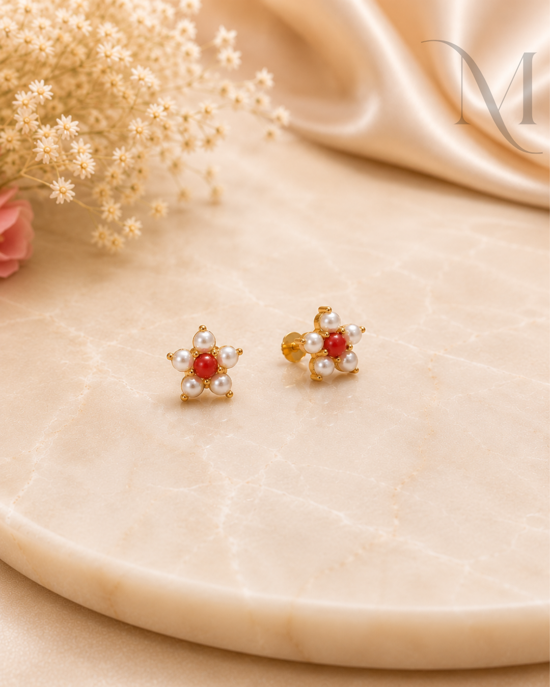 Pravalika Pearl Studs