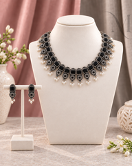 Keerthi Oxidised Necklace