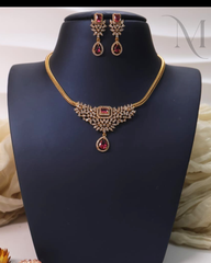 Ratnaprabha Ruby Necklace Set