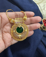 Varnika Round Palakka Short Haram