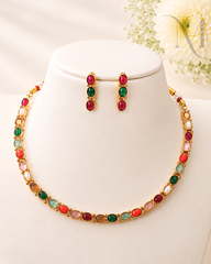 Navamaya Navaratna Necklace Set