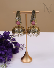 Kalyani Oxidised Jhumkas