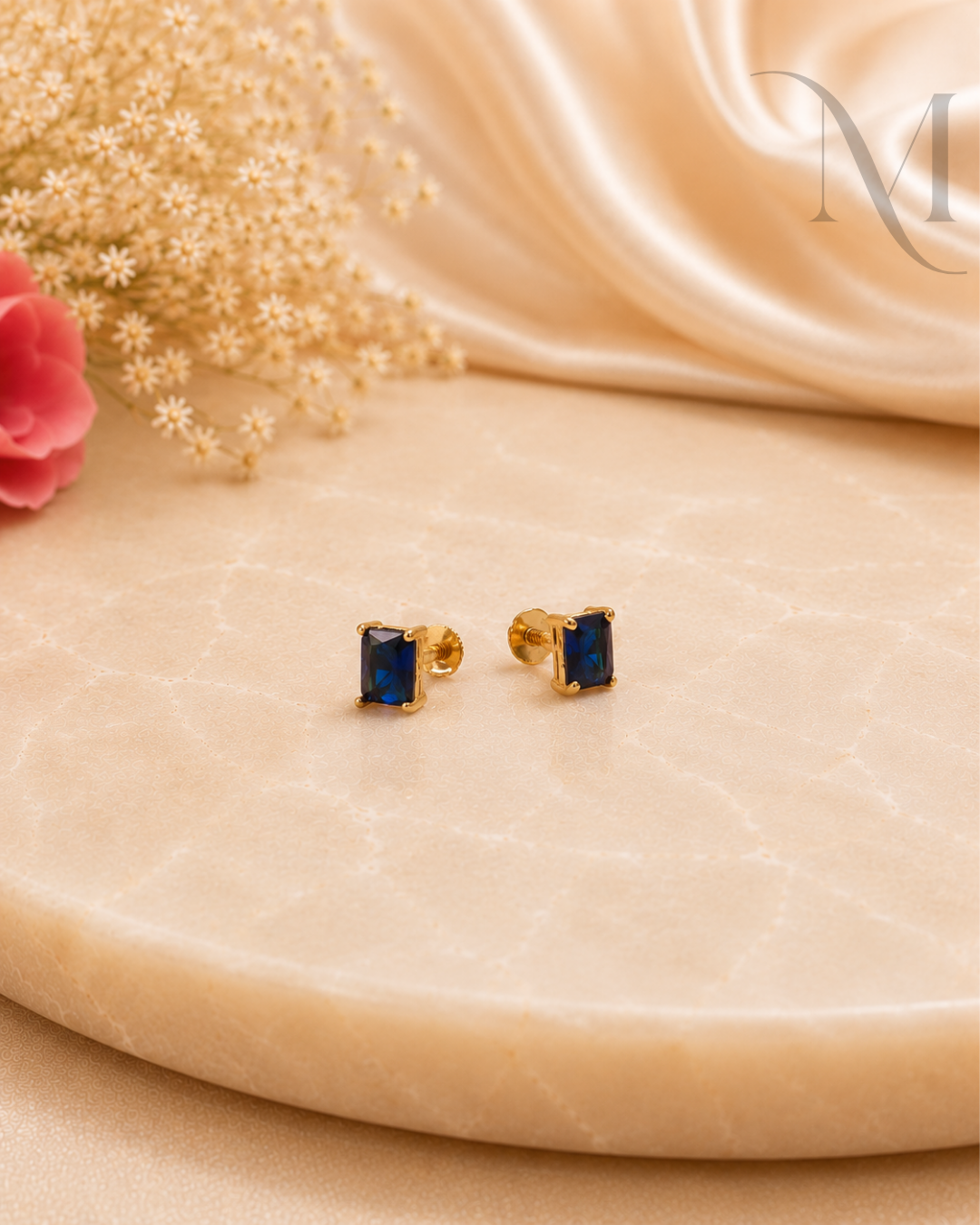 Neelima Sapphire Studs