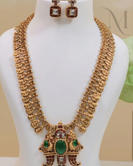 Devika Peacock Coin Haram Set