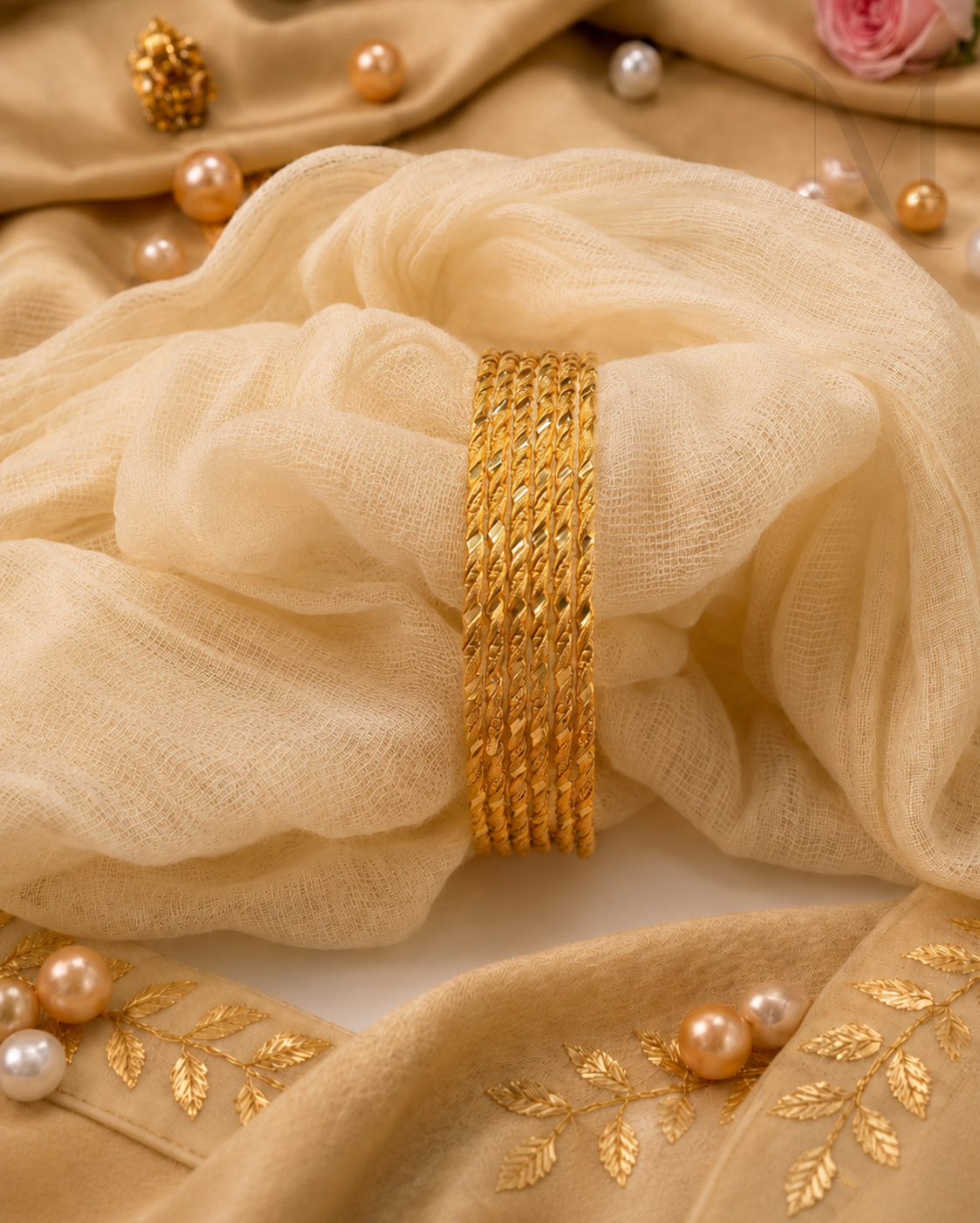 Swarna Twist Daily Wear Bangles (Set of 6)