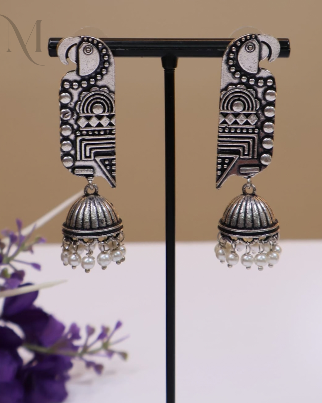Tweety oxidised Earring