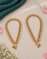 Premium Pearl Hanging Anklet