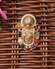 Navaratna studded Balaji Pendant