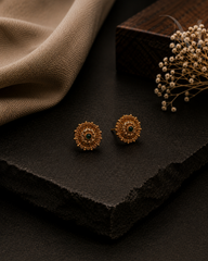Bharani Non-Idol Antique Green Stud
