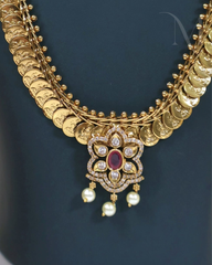 24 Inch Traditional Kasu Haram Set