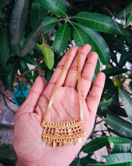 Onam Special Traditional Poothali Necklace