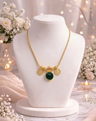 Round Palakka Pendant Necklace