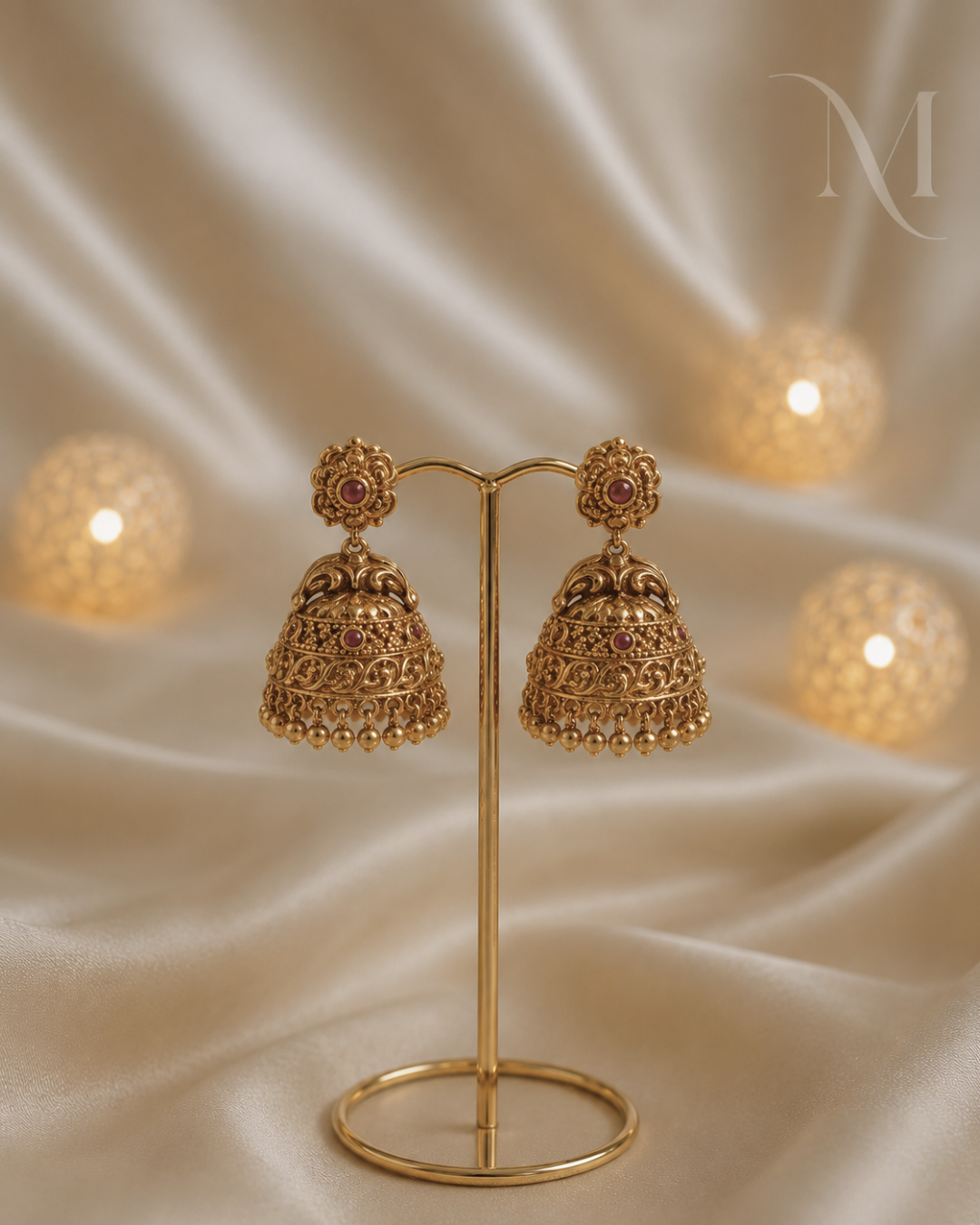 Temple Jhumka Design 4