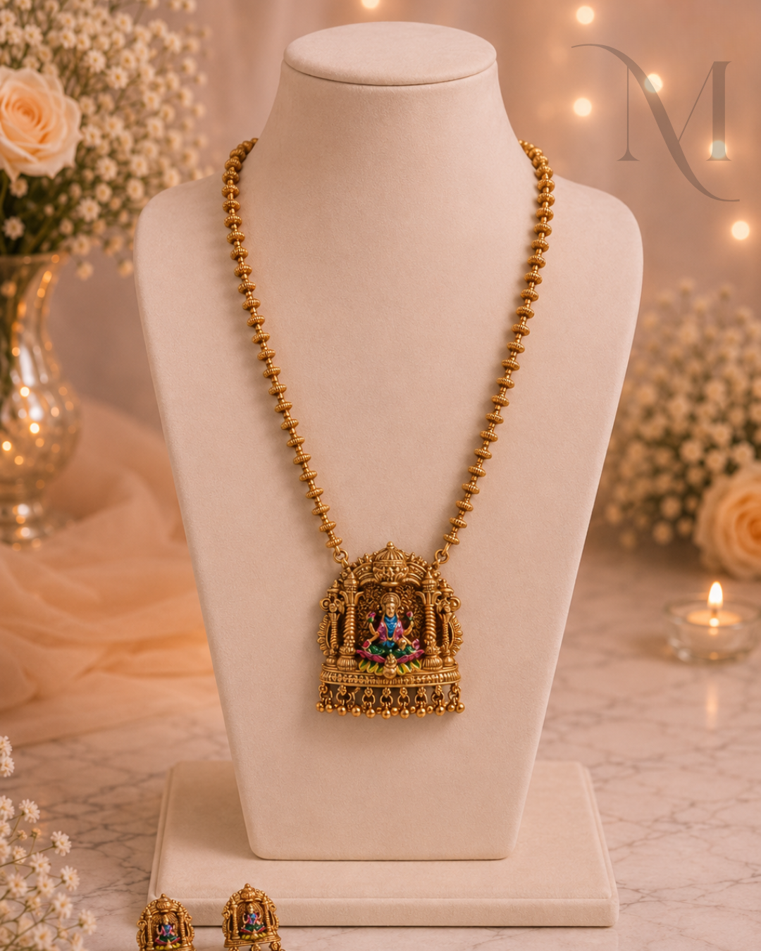 Mahalakshmi Mandapam Necklace