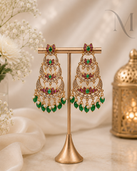 Padmaraga Chandrika Chaandbali Earrings