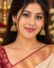 Non-Idol Antique Jhumka