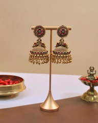 Non-Idol Antique Jhumka