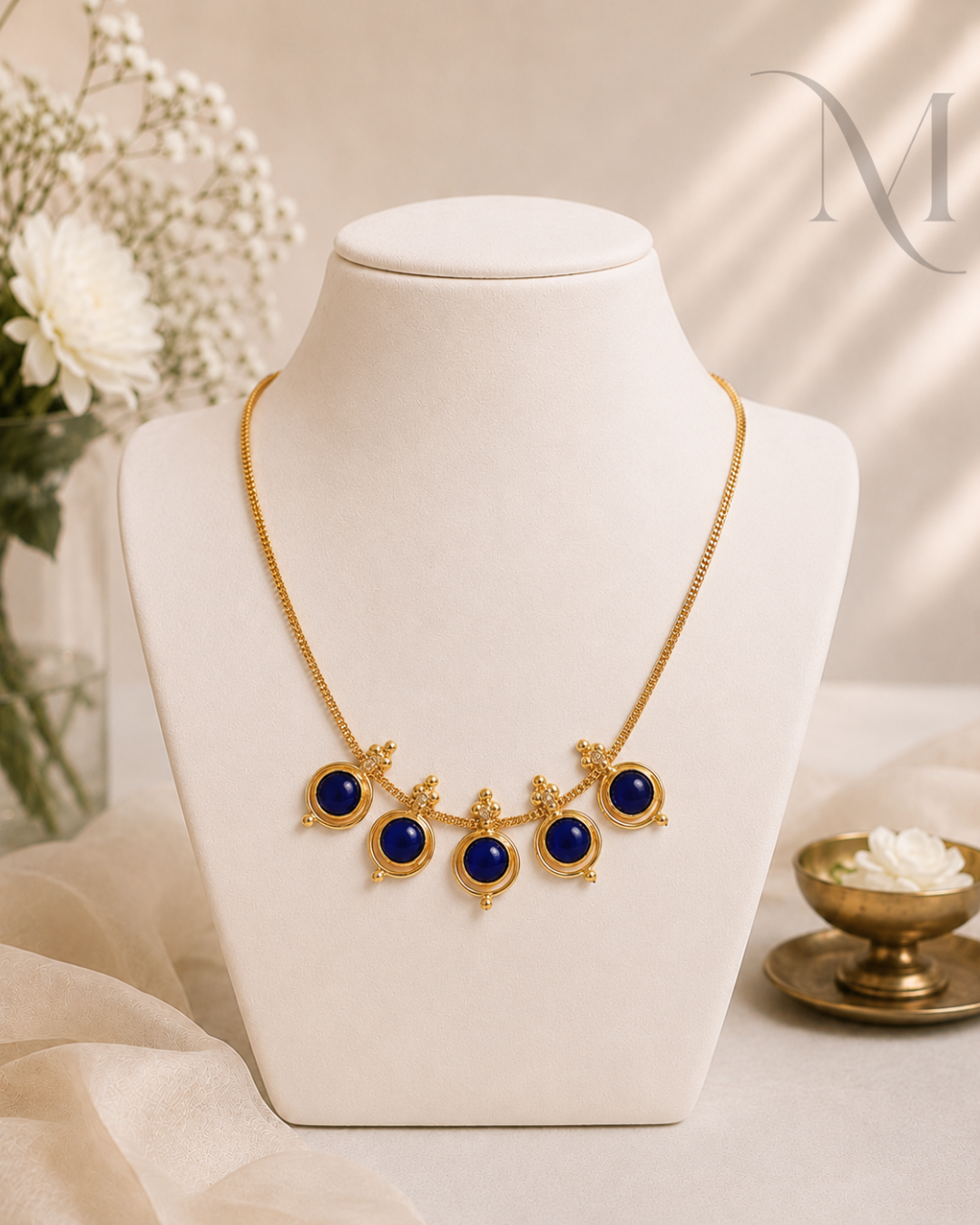 Sindura Necklace - Blue
