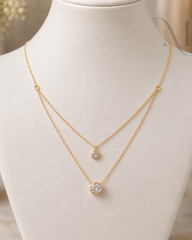 Anti-Tarnish Two Layer Chain