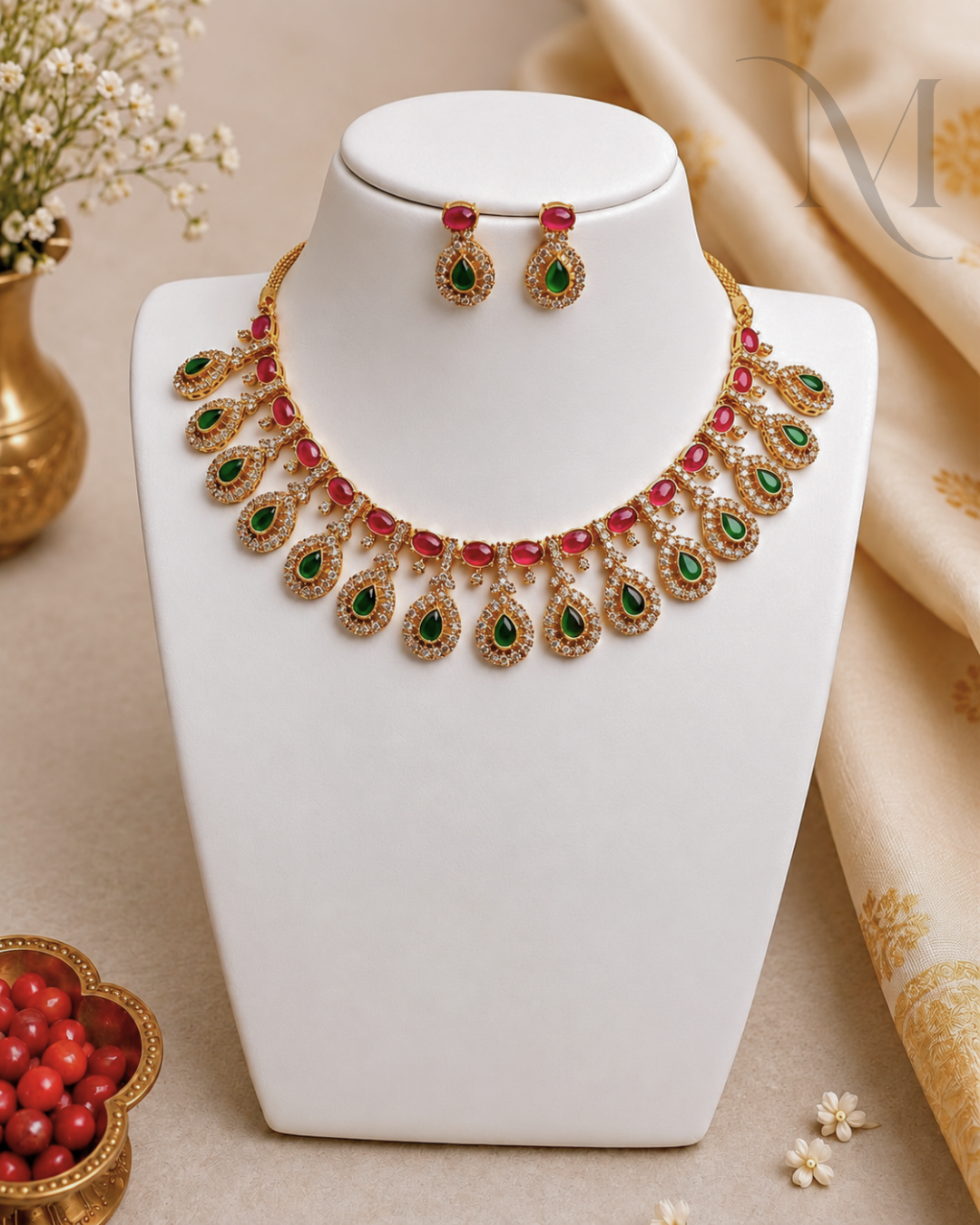 Mridula Non-Idol Necklace Set