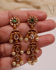 Jhil Mil Kemp Earrings