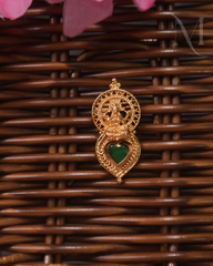 Heart Shaped Palakka with Lakshmi  Pendant