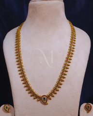 Paisley Grace: Mango Motif Haram in Ruby & Emerald