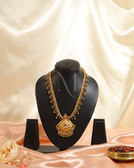 Festive Bloom: Multicolour Stone Temple Haram